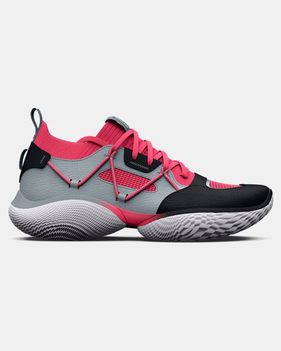 Unisex Curry Flow Cozy Sportstyle Shoes, Pink, pdpMainDesktop image number 0